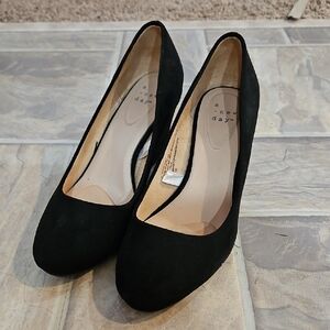 NWOT A New Day Black Heels Classic Suede Pumps